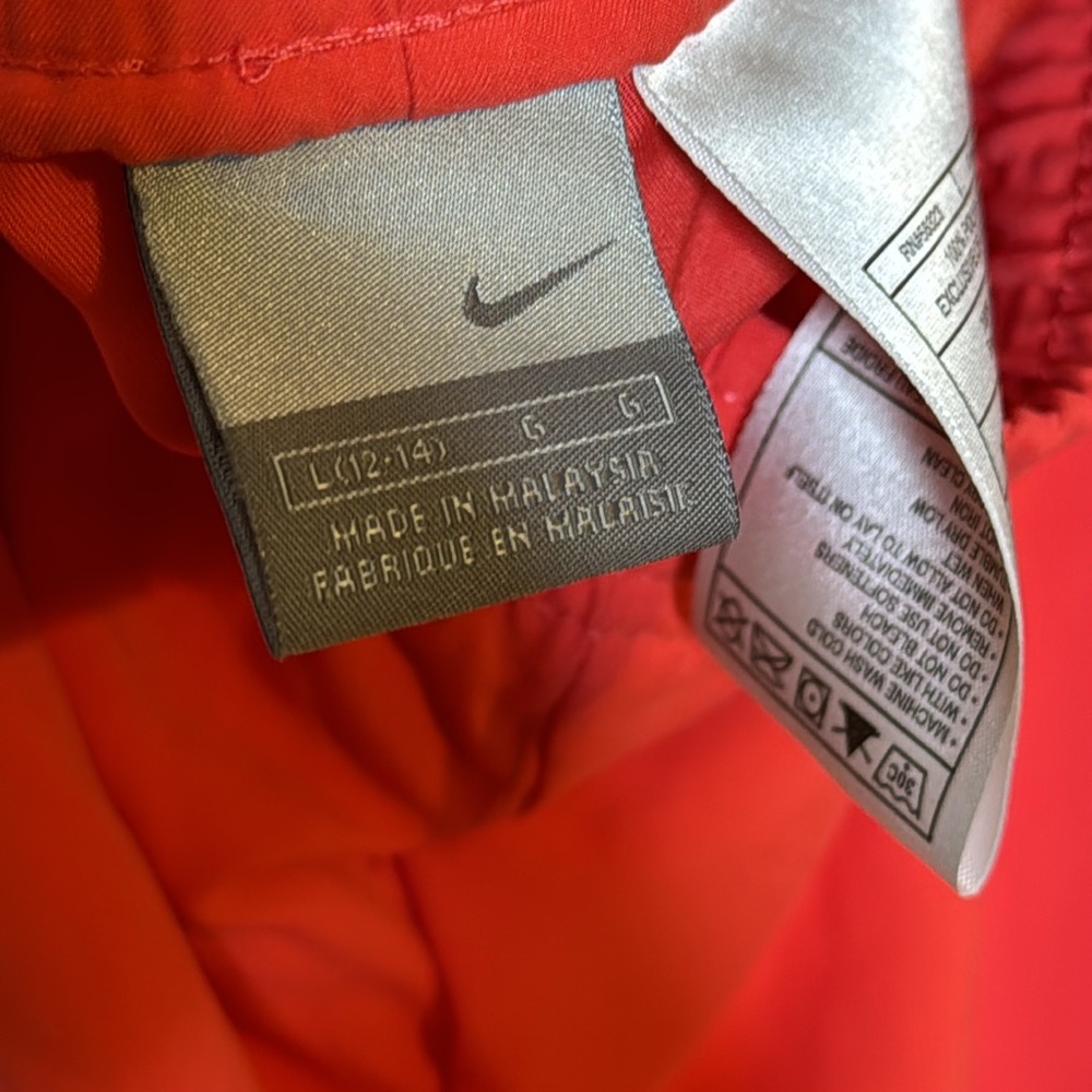 Nike | Capri Windbreaker Womens Track Pants in Orange Size L Large - Picture 4 of 15